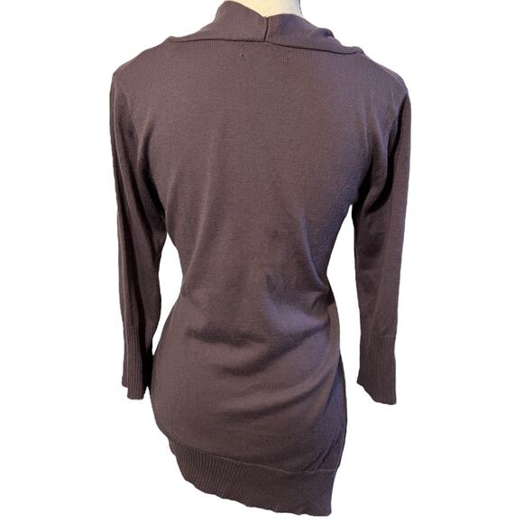 Jessica Simpson Womens Asymmetrical Sweater Purple Size Large - Picture 4 of 6